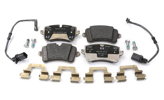 Audi Disc Brake Pad Set - Rear (330mm) 4H0698451M